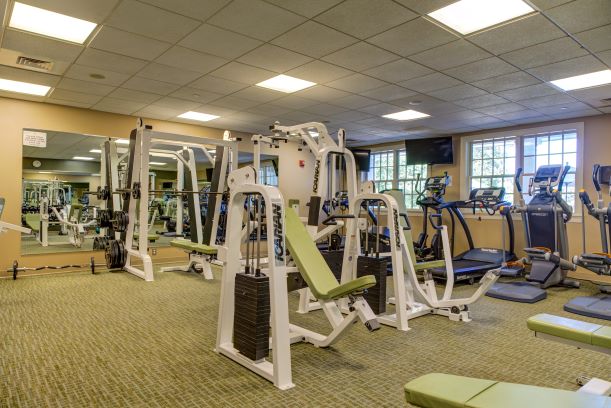 Fitness room at Charter Oak Country Club